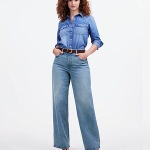 Madewell The Curvy Perfect Vintage Wide-Leg Jean